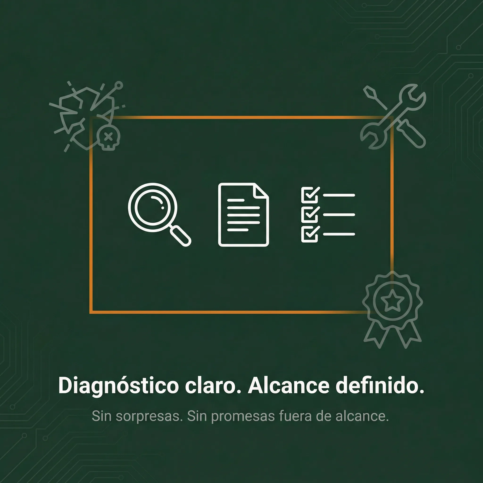 Exclusiones y alcance del servicio